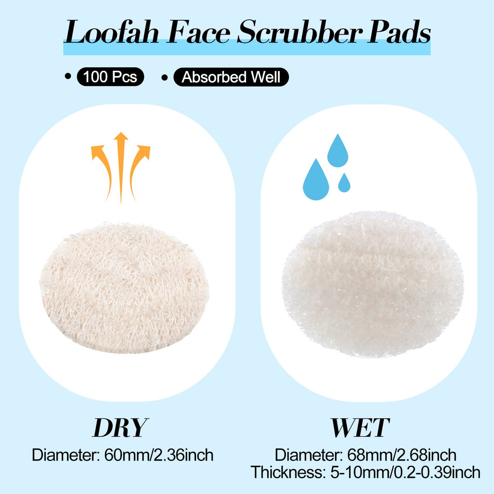Éponge Bokon luffa pour visage et corps, massage revigorant et purifiant