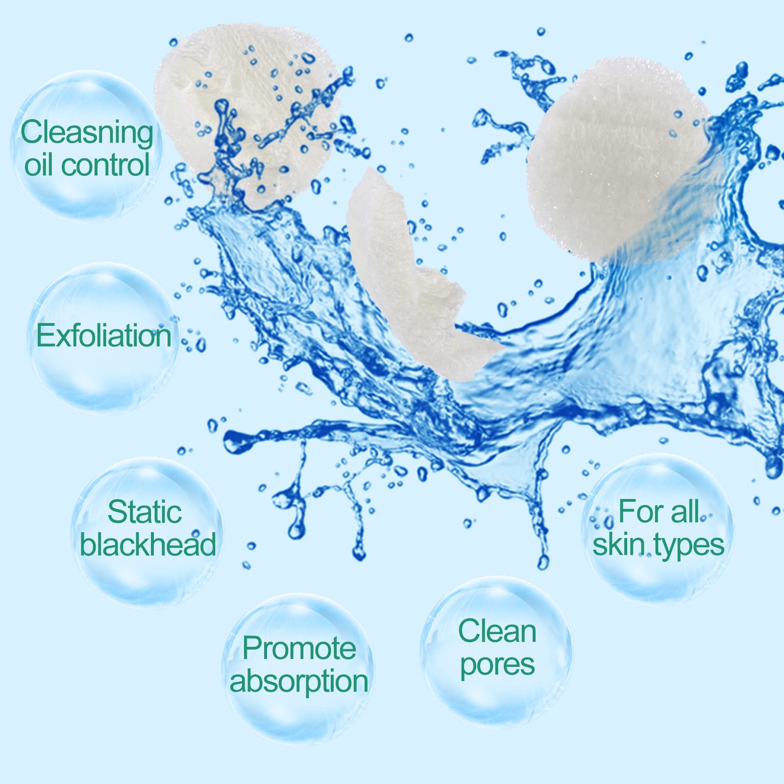 Éponge naturelle Bokon luffa pour peau propre et efficace
