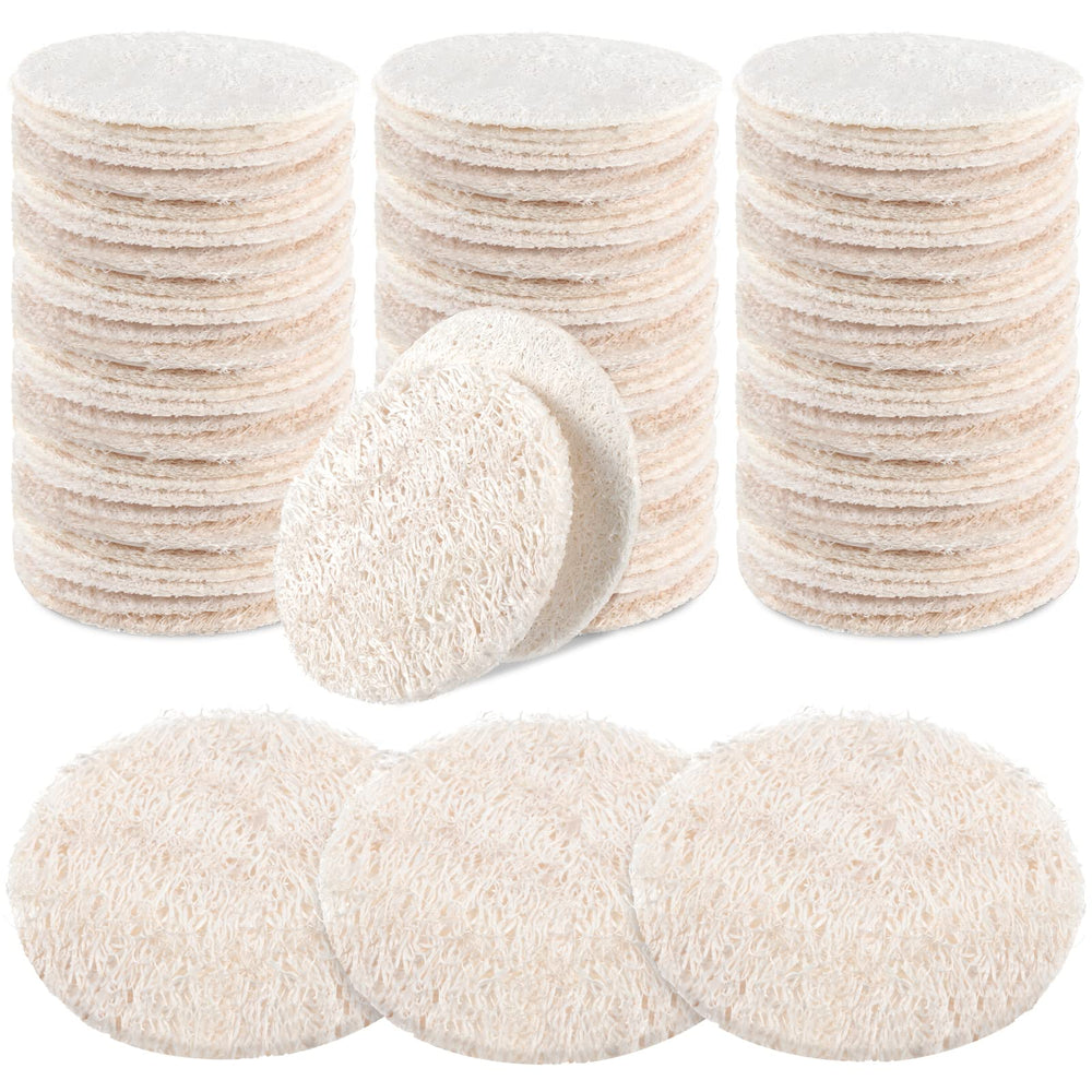 Pad exfoliant Bokon en éponge de luffa pour le visage, douceur exfoliante