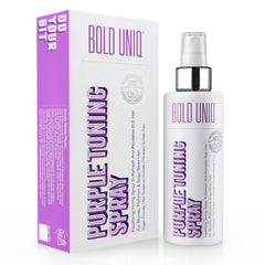 BOLD UNIQ spray tonifiant violet, bouteille, neutralise les reflets jaunes