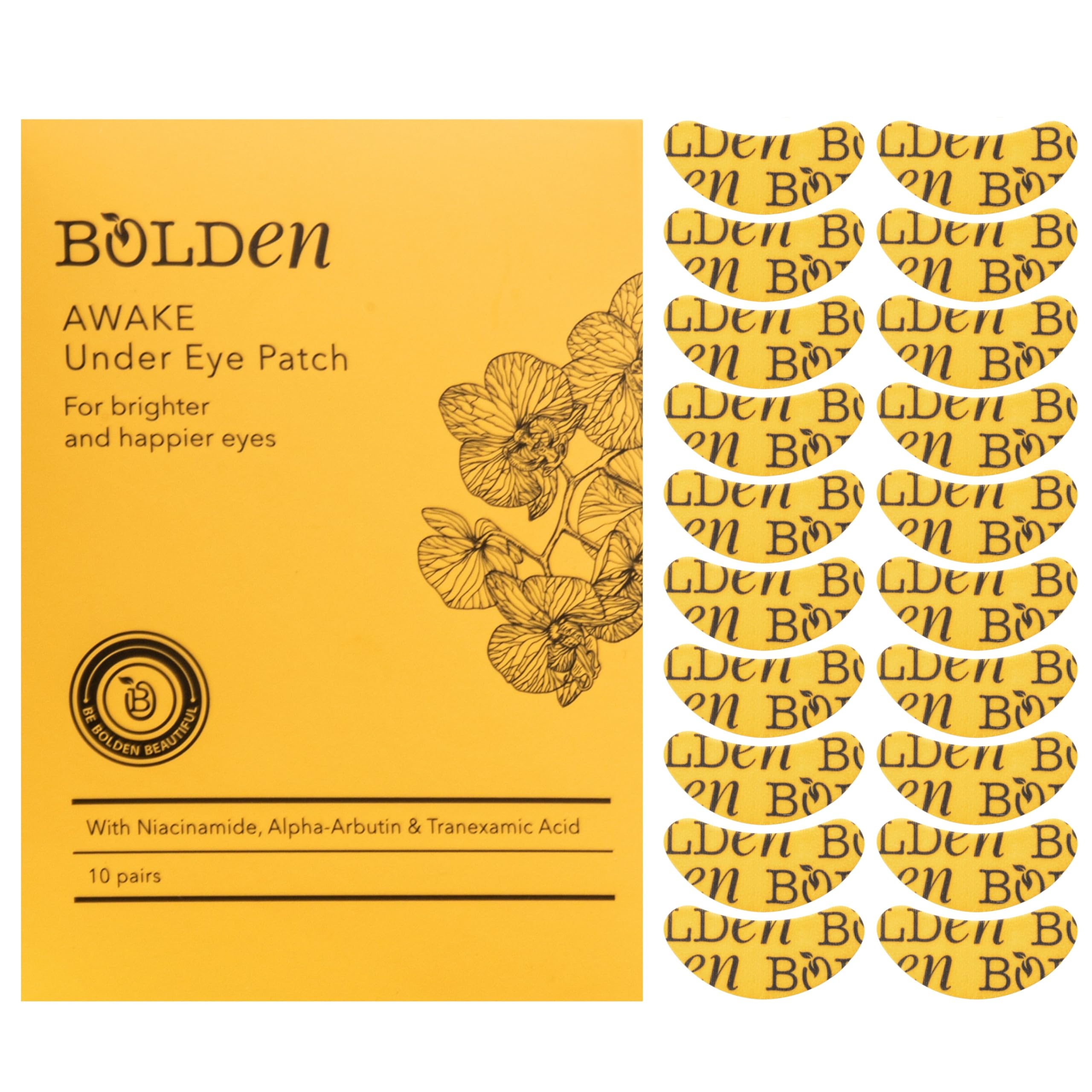 Patchs Bolden sous les yeux, réveil du regard et douceur.