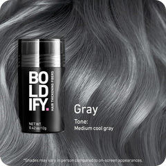 Boldify Hair Fibers 12g — application facile sur les zones clairsemées