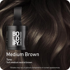 Boldify Couverture Racines Grises – neutralise les racines visibles.