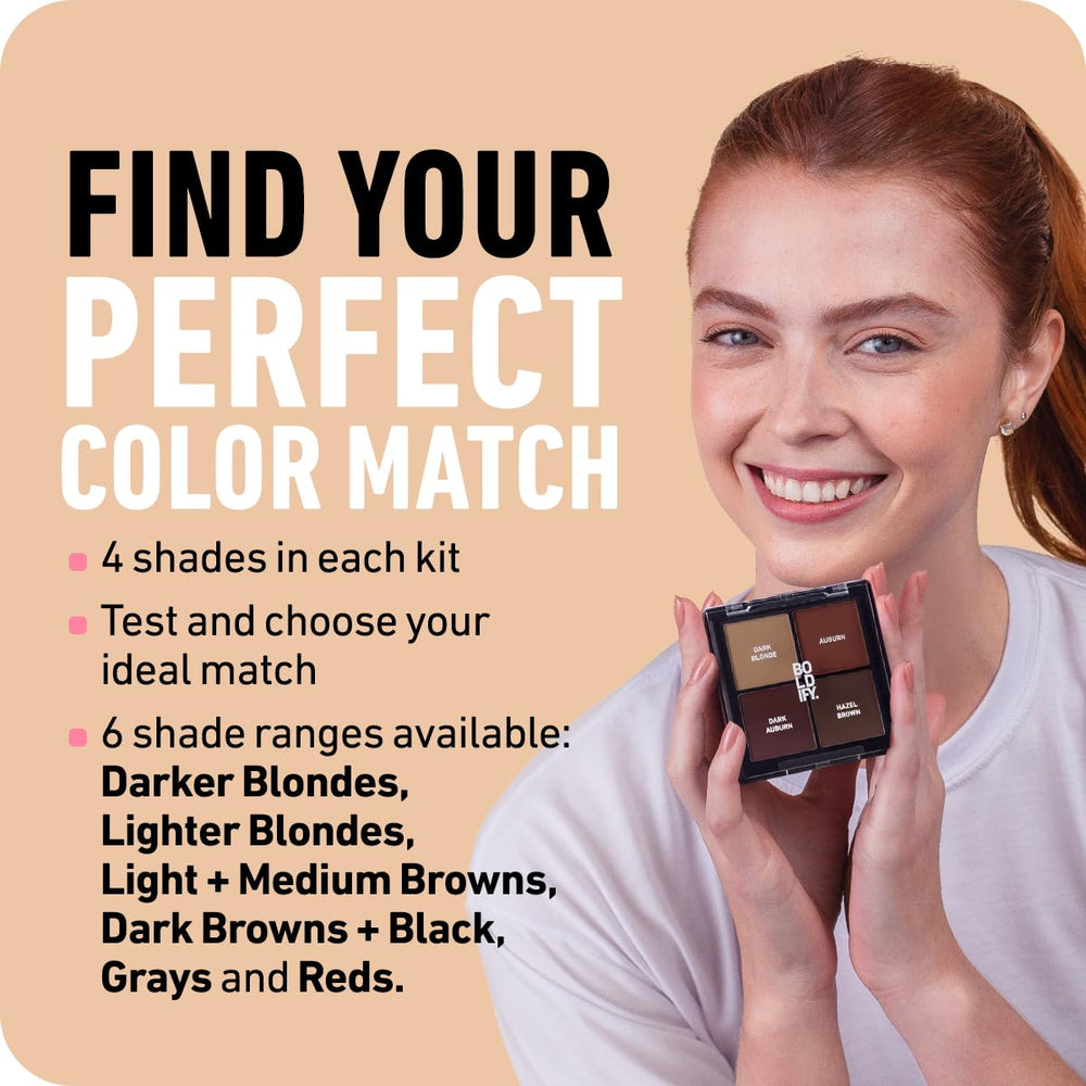 Boldify échantillon gammes teintes blondes – trouver l’ombre idéale.