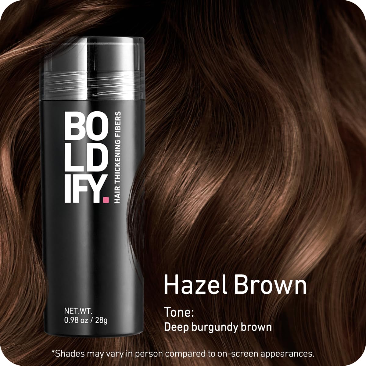 Boldify Hair Fibers – échantillon des 14 nuances pour choisir la teinte idéale