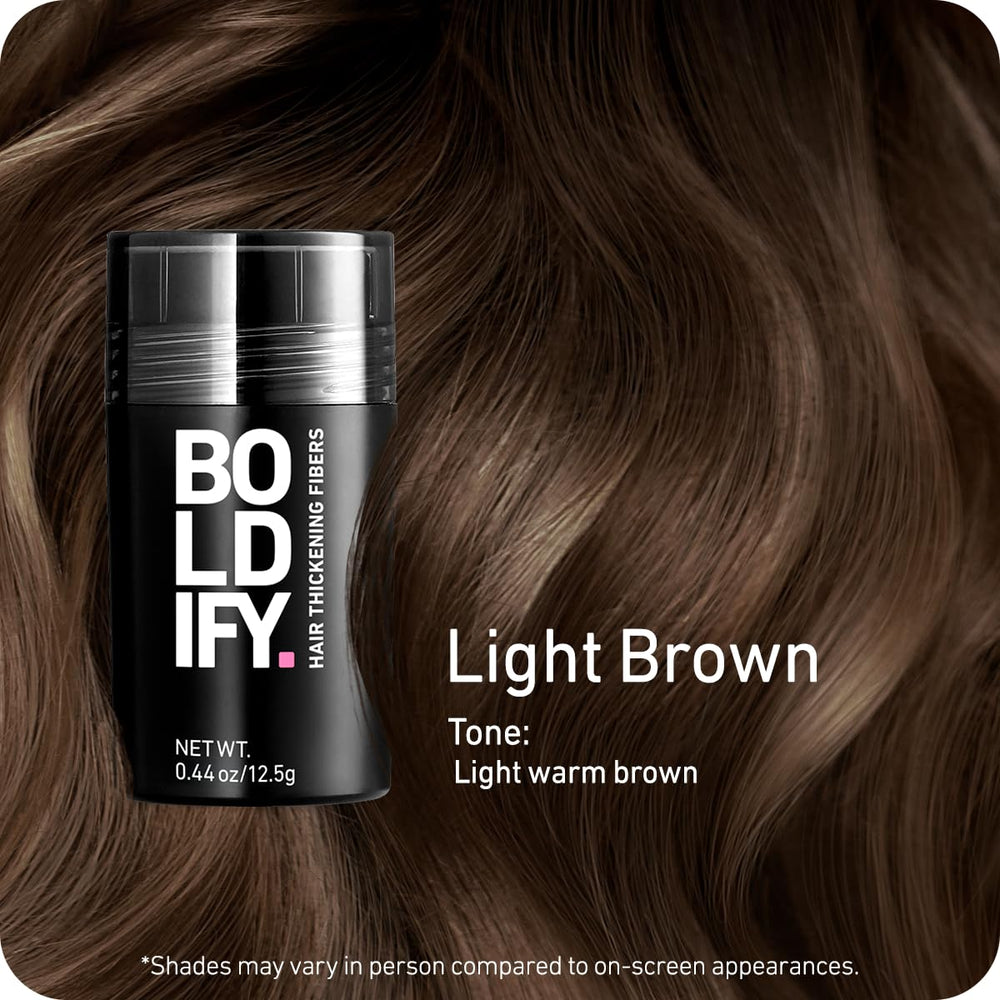Boldify Fibres capillaires application sur cheveux propres et secs