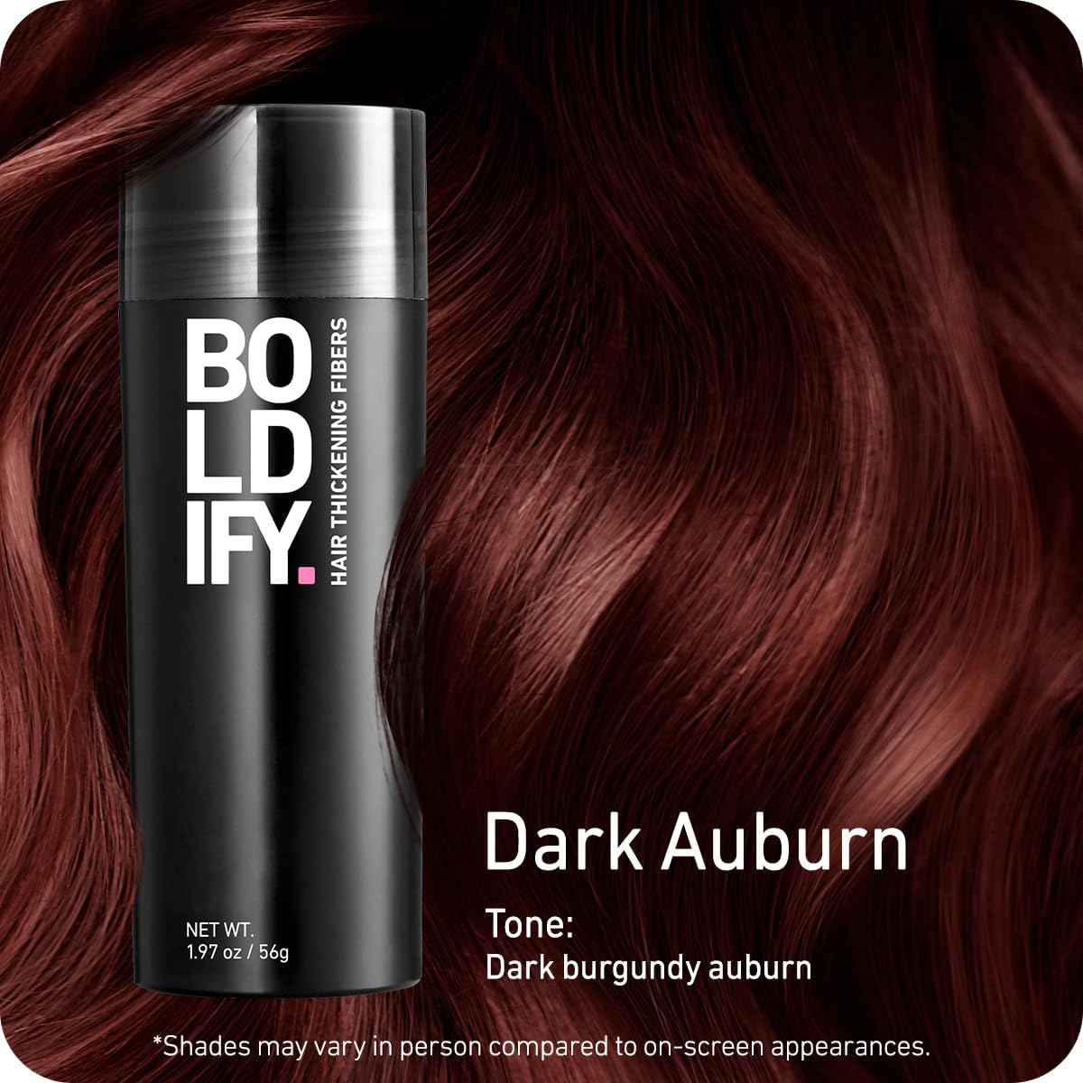 Boldify Fibres Capillaires – application facile pour un rendu plus dense.