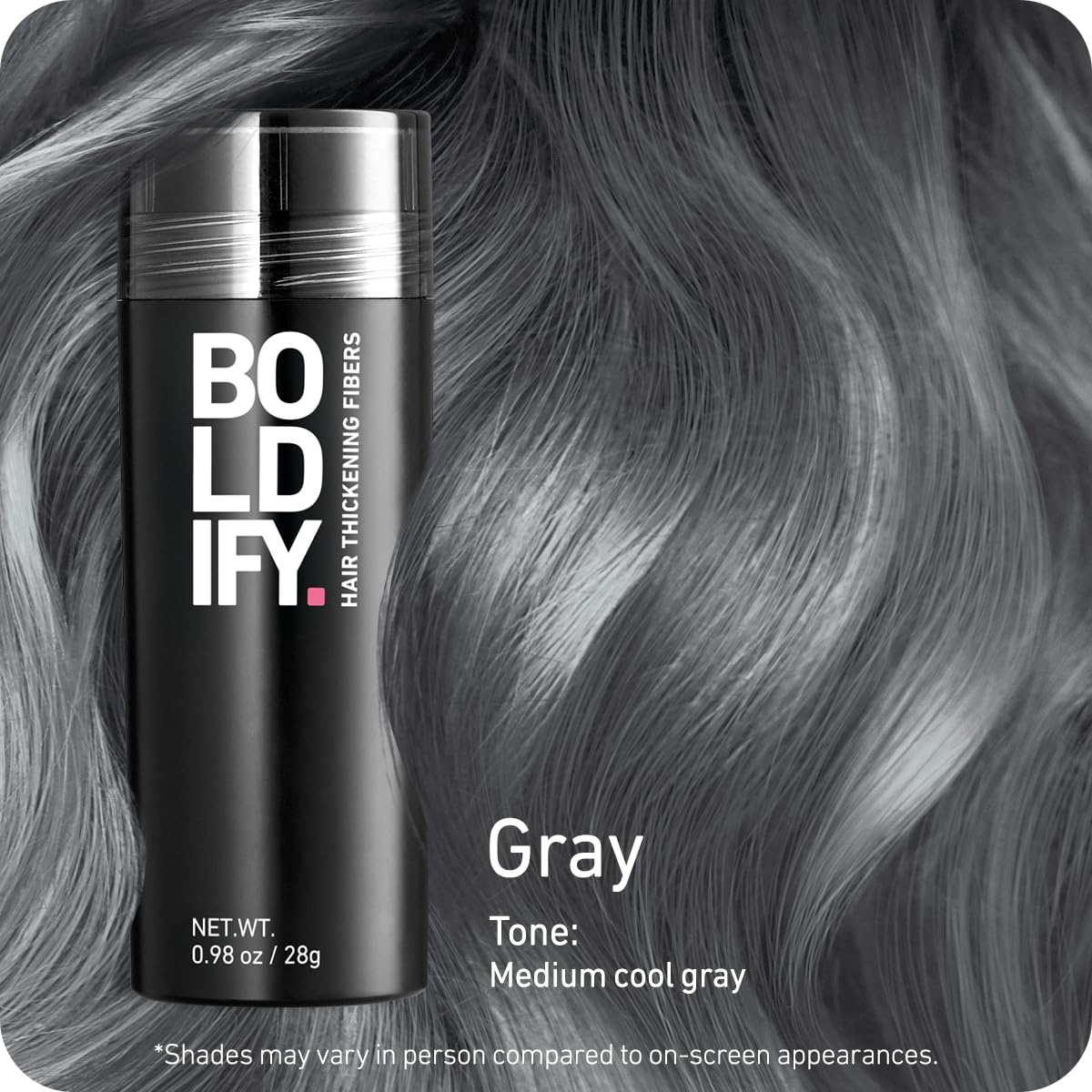 Boldify Fibres capillaires : couverture du cuir chevelu pour cheveux plus épais.