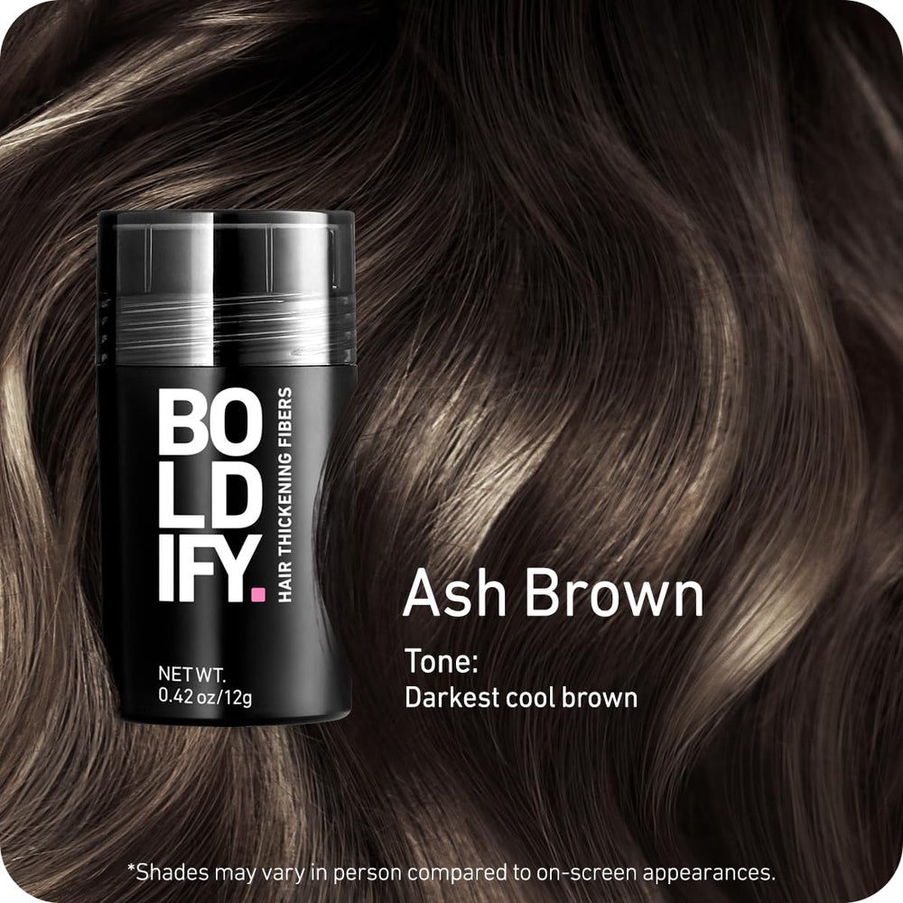 Boldify fibres-cheveux application-facile: appliquez sur zones clairsemées pour impression immédiate de volume.