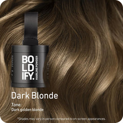Boldify Hairline Powder application lisse sur la ligne des cheveux