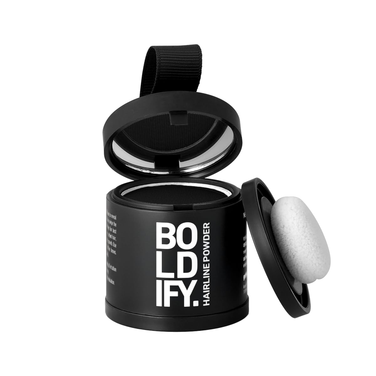 Boldify Hairline Powder – application rapide pour couvrir les racines avec naturel.