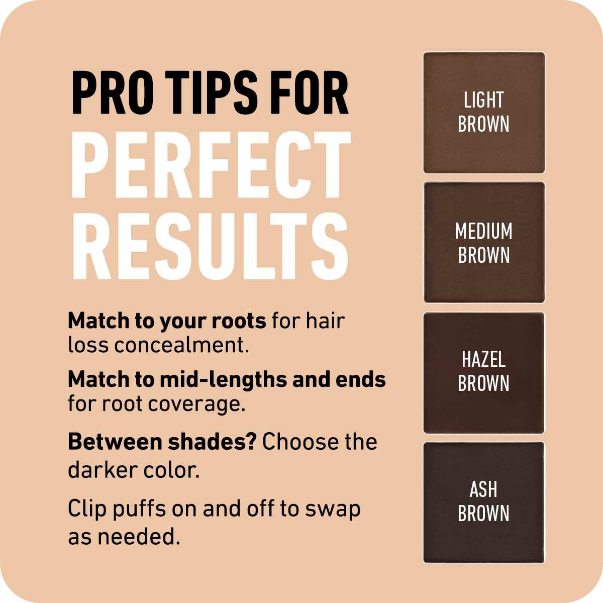 Boldify kit-echantillon-effet-naturel produit un rendu équilibré avec votre couleur naturelle.