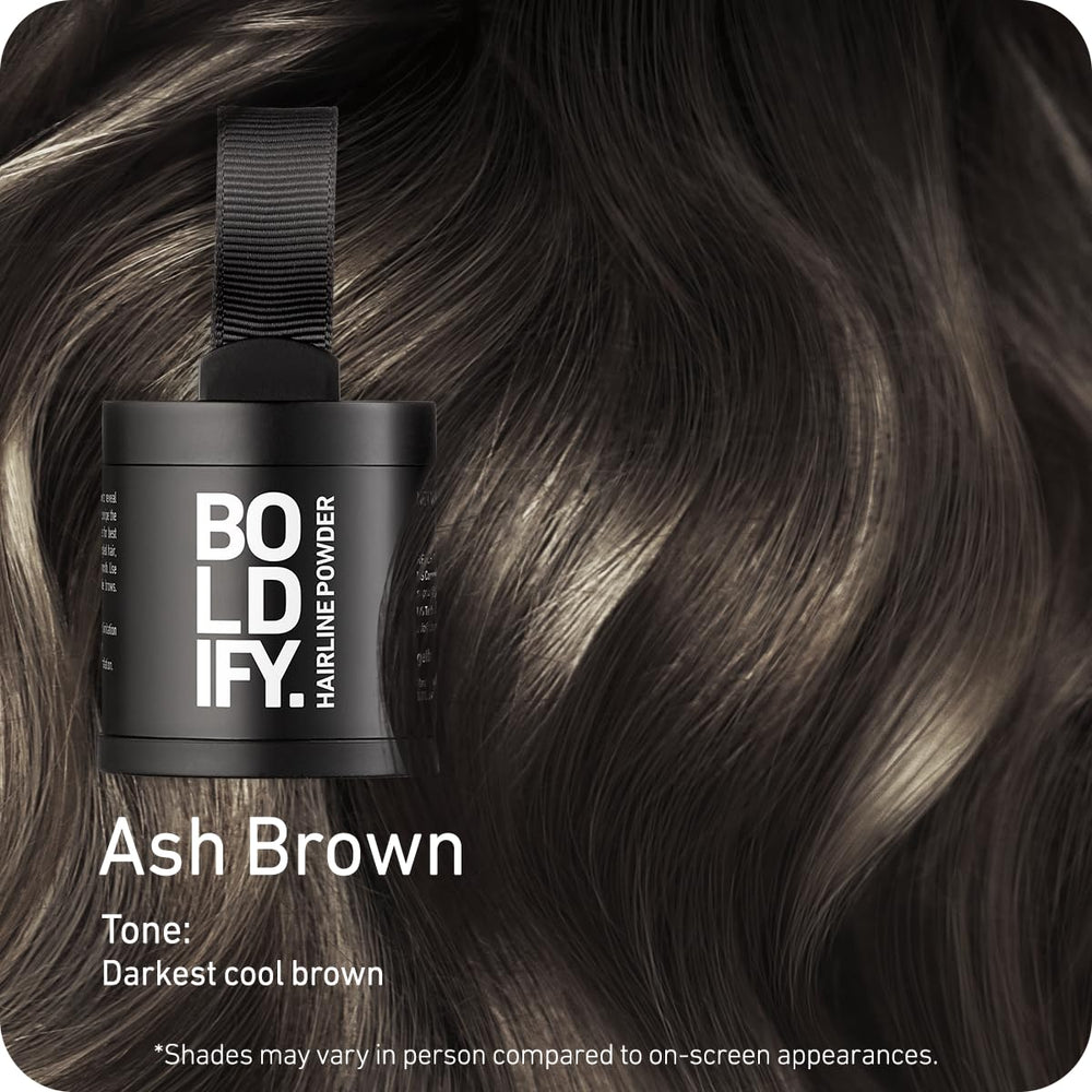 Boldify Poudre Ligne Cheveux: applicateur souple pour une couleur naturelle
