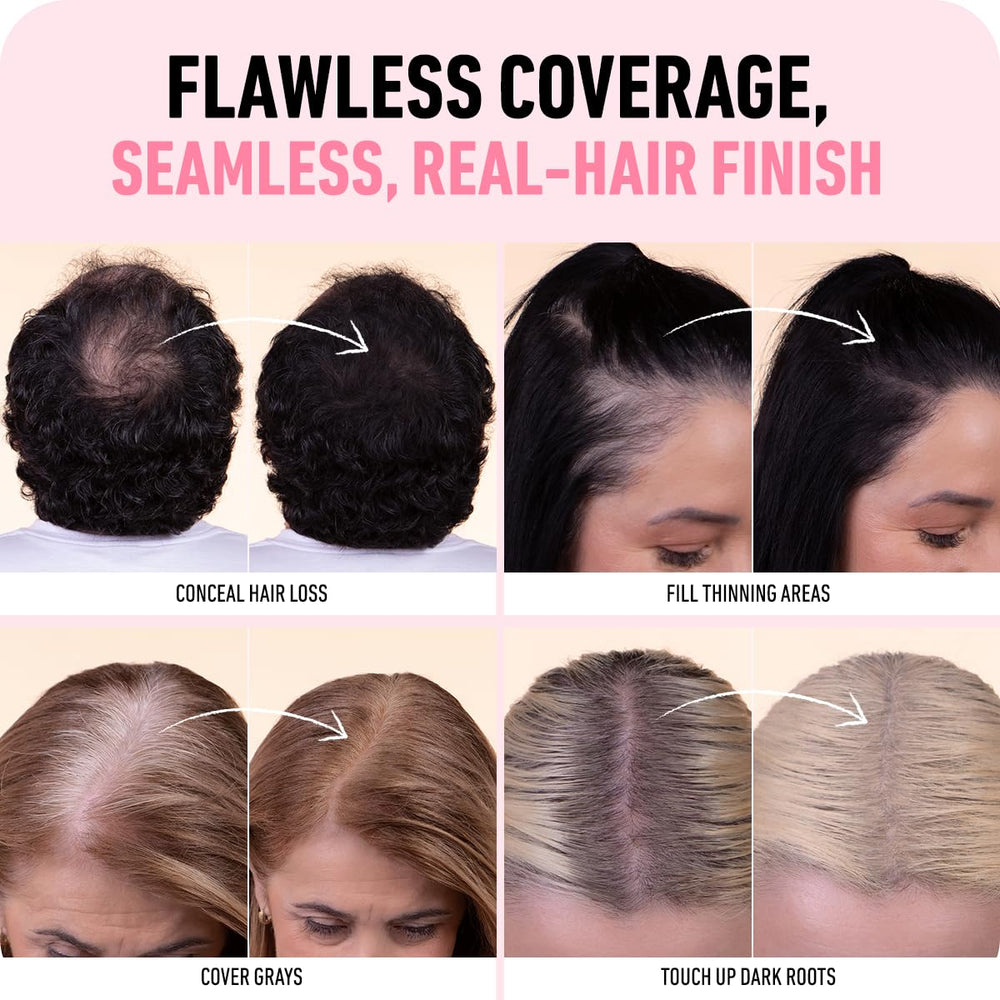 Boldify Poudre Ligne Cheveux applicateur, application précise et sans gaspillage.