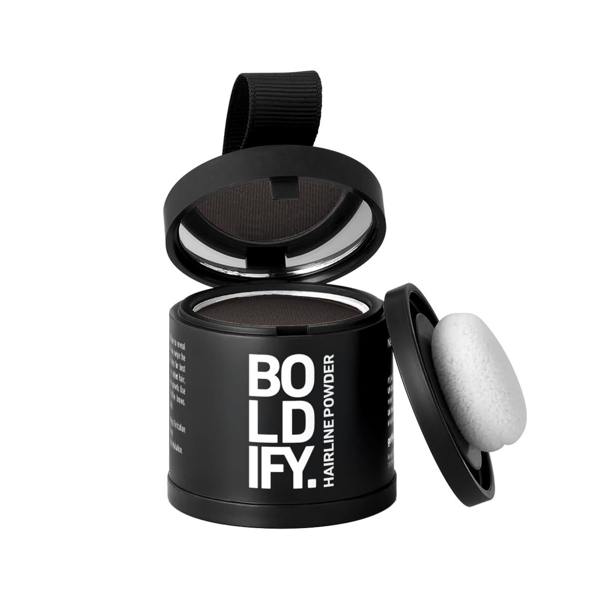 Boldify Poudre Ligne Cheveux: boîtier compact avec miroir pour retouches discrètes
