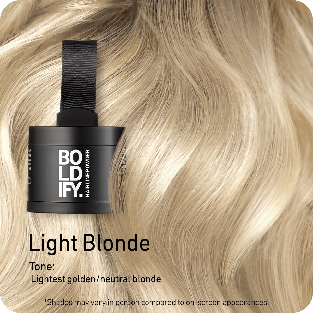Boldify Poudre Ligne Cheveux – couverture rapide des racines et gris