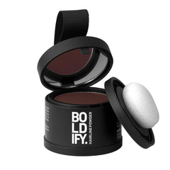 Boldify poudre capillaire pour ligne capillaire, couverture naturelle et durable.