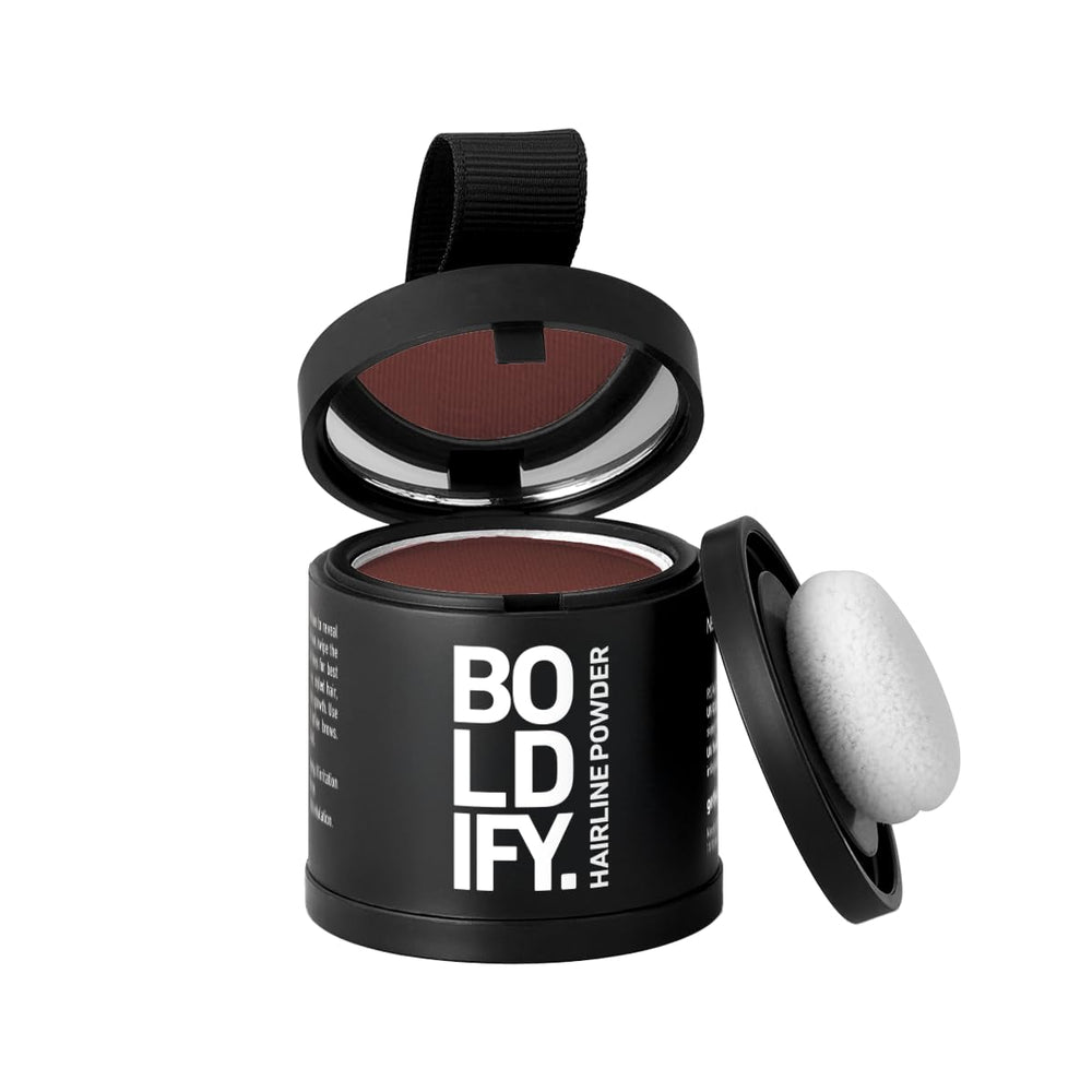 Boldify Hairline Powder couvre instantanément les racines et les gris.