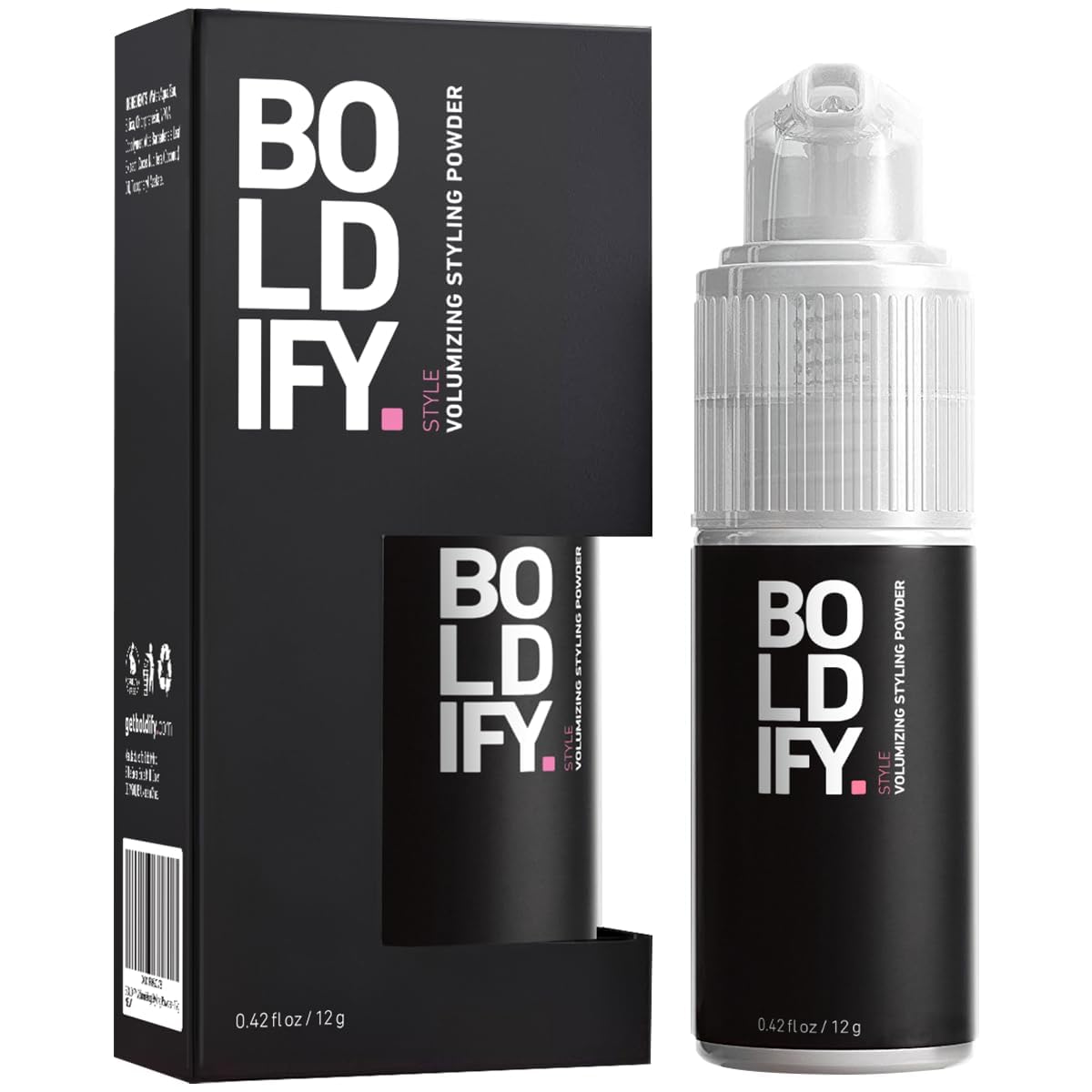 Boldify Poudre texture-cheveux fins offre volume durable et fini mat.