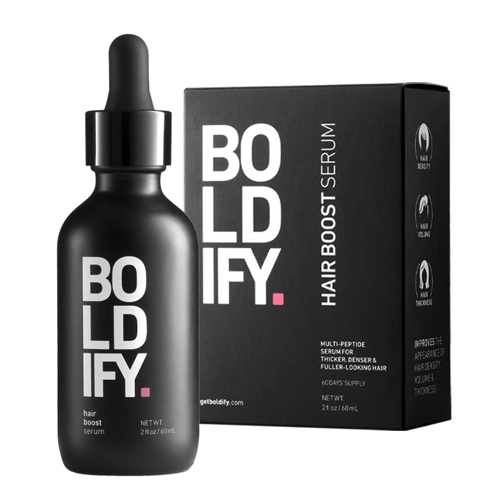 Boldify Sérum croissance cheveux, bouteille 2oz prête à l'emploi pour densité.