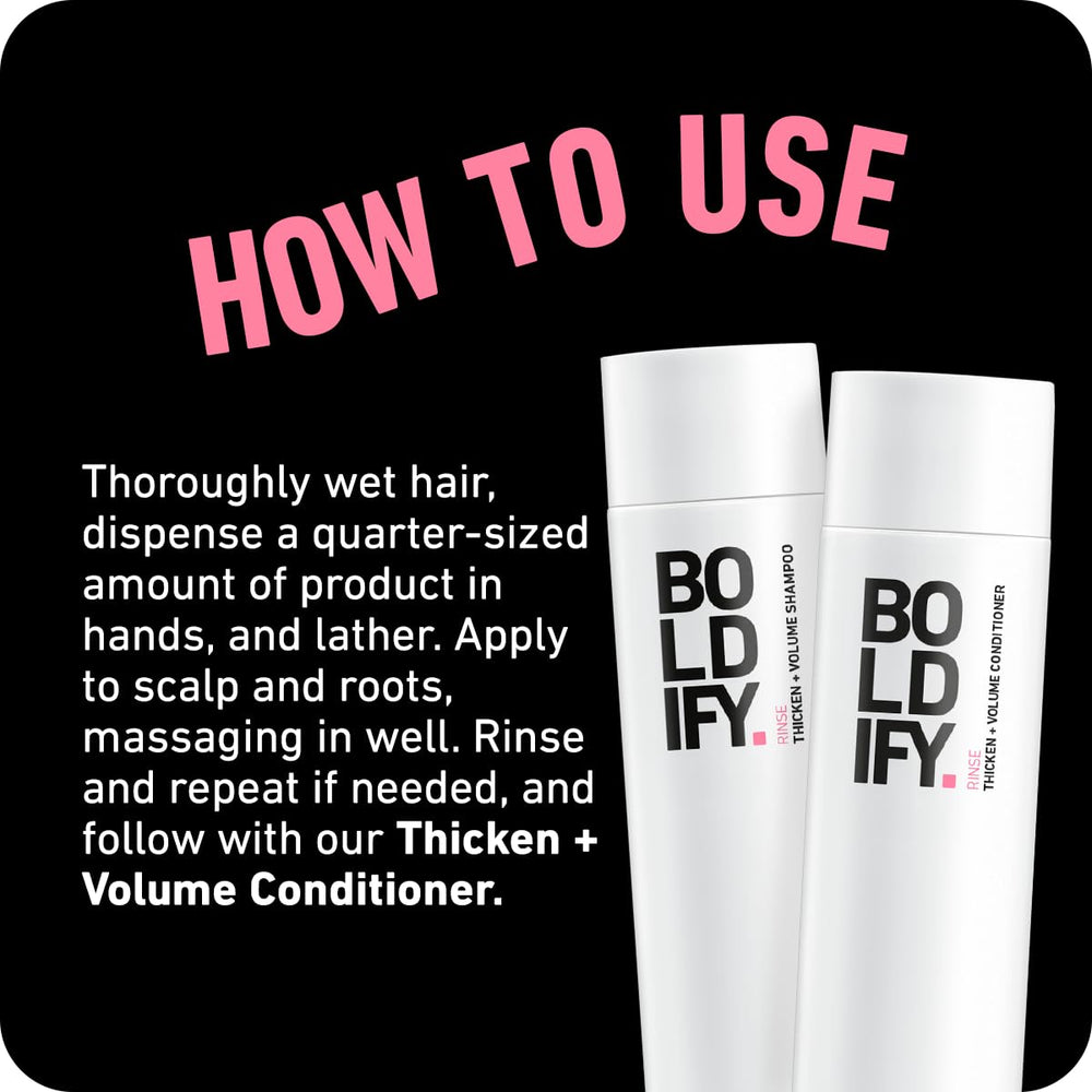 Boldify Shampoing Usage Quotidien - douceur adaptée à votre routine capillaire.