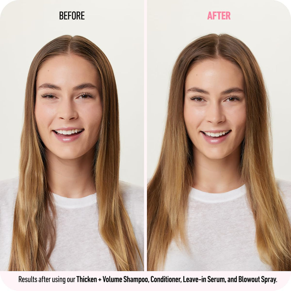 Boldify Shampoing Volume Cheveux Fins - résultats immédiats après lavage.