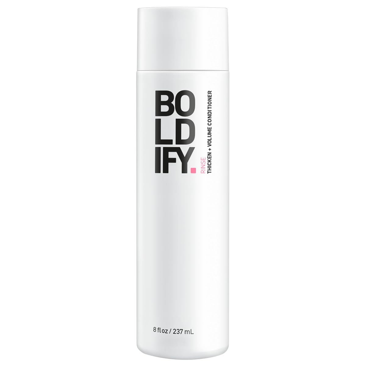 Boldify Thicken Volume Conditioner – bouteille légère et volumisante sans alourdir les cheveux fins.