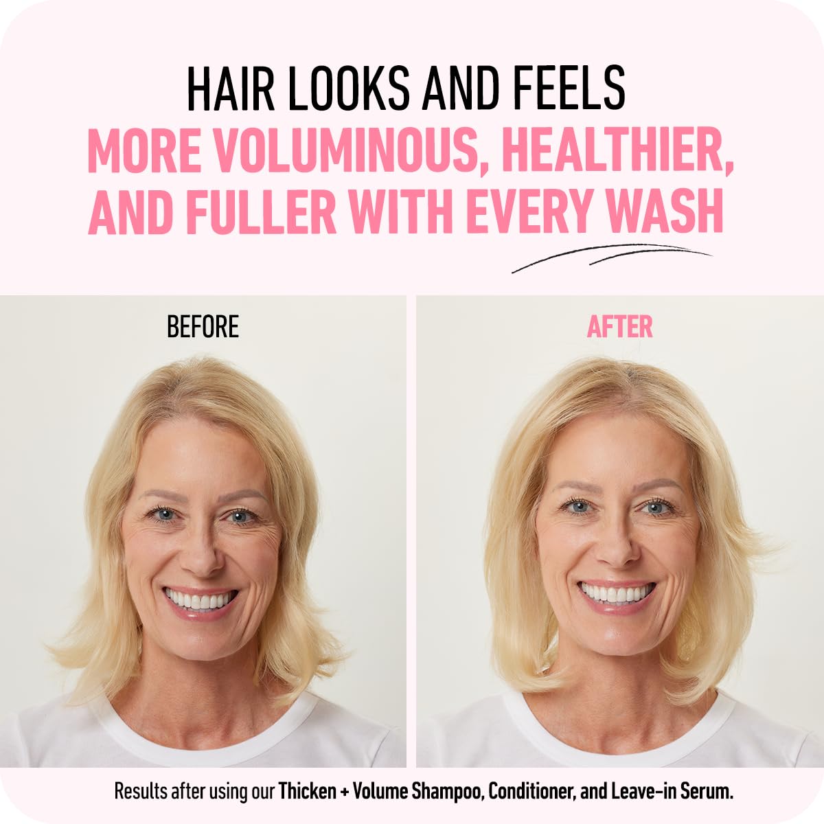 Boldify Thicken Volume Conditioner – texture crème facile à répartir sur les longueurs.
