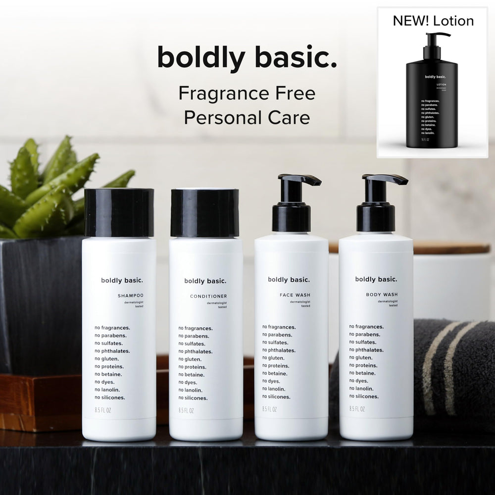 Shampoing Boldly Basic sans sulfates et colorants – nettoyage en douceur.