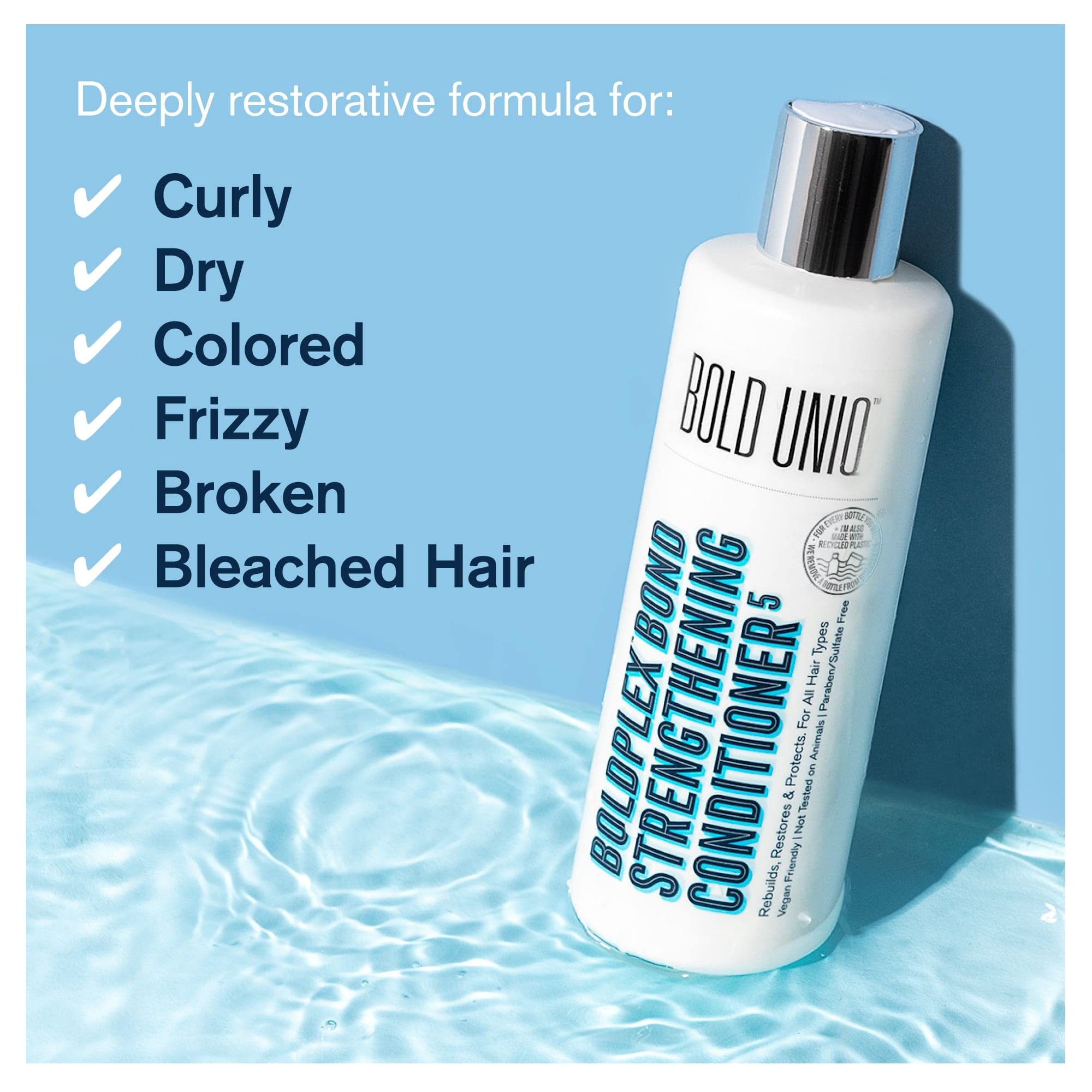 BoldPlex 5 – Texture crème onctueuse laissant les cheveux doux et lumineux.