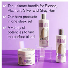 Masque violet BOLD UNIQ, masque pigmenté qui ravive l'éclat et hydrate en profondeur.