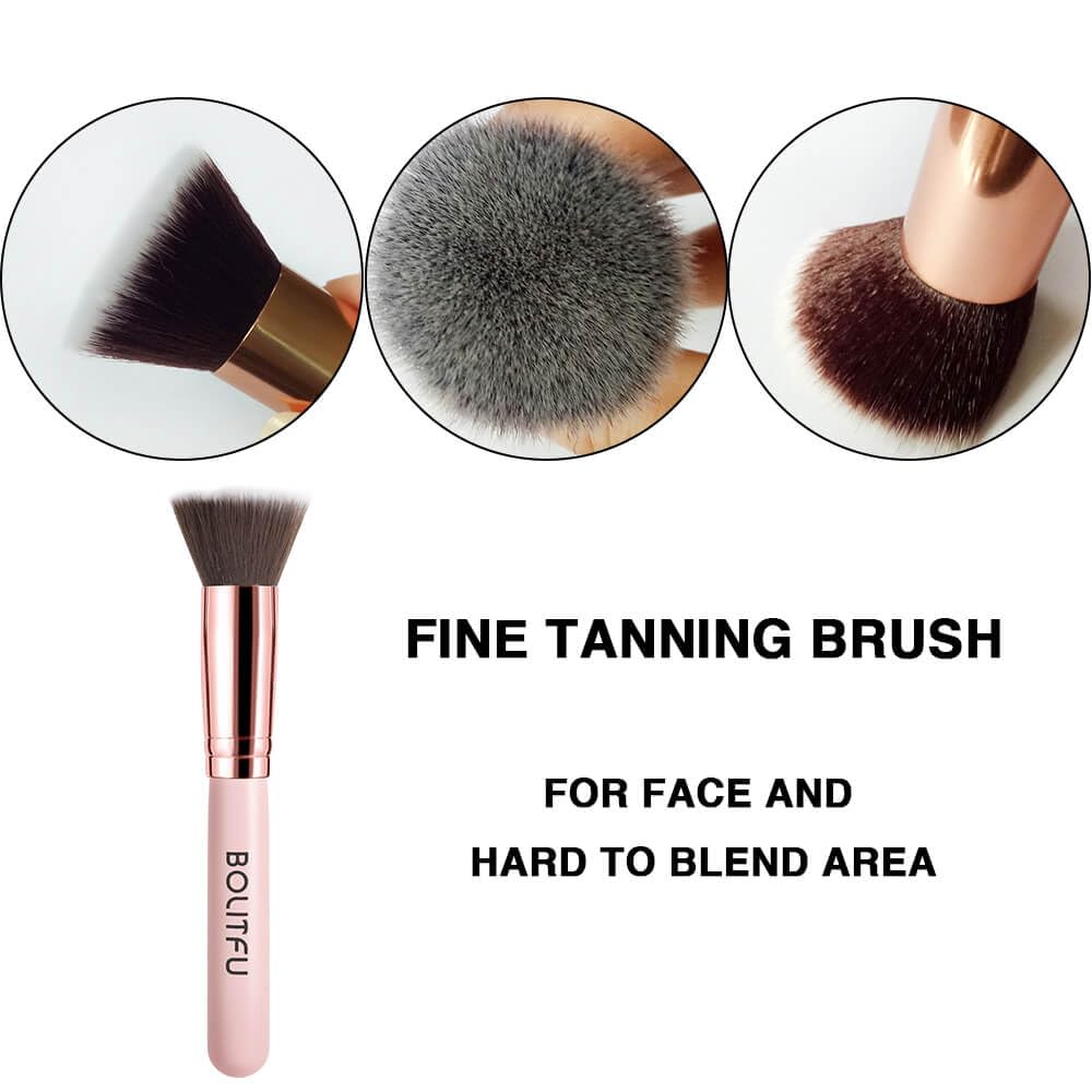 Bolitfu ensemble quatre pièces bronzage léopard pour un kit pratique.
