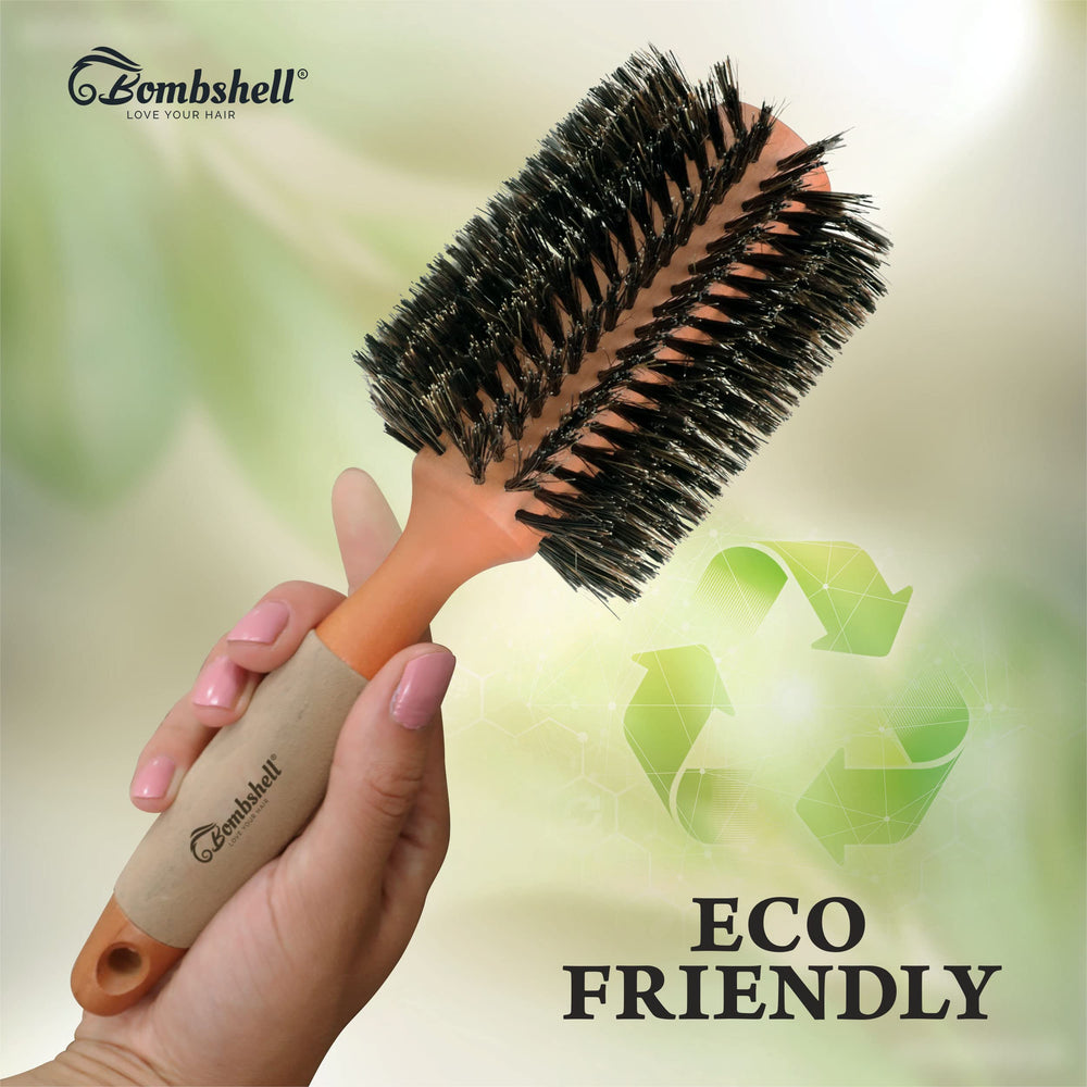 Bombshell brosse ronde offre un confort tactile et une utilisation ergonomique.