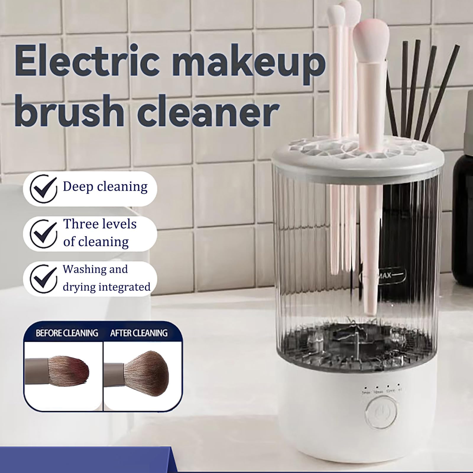 BomCot lavage profond-brosses : élimine résidus et huiles pour des pinceaux comme neufs.
