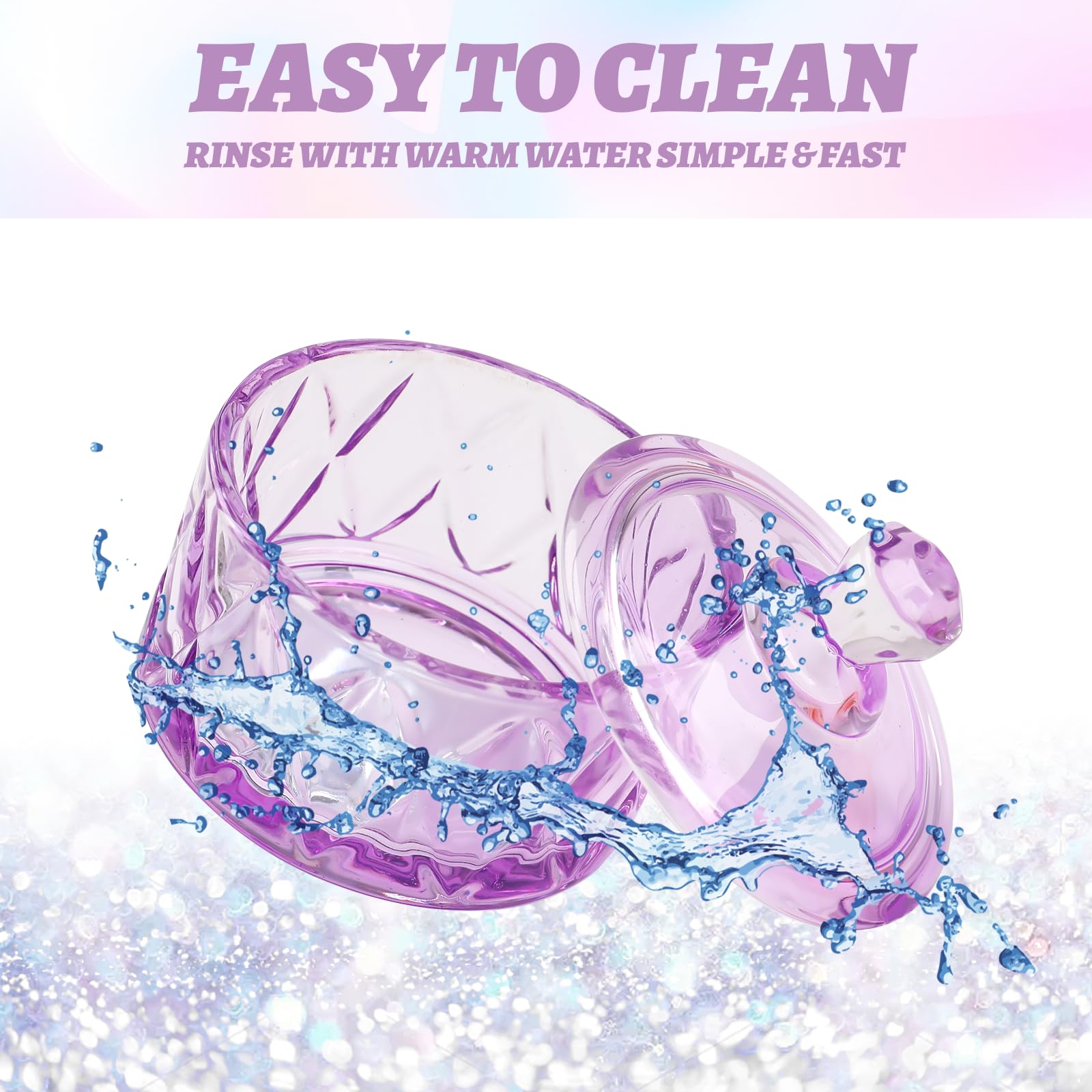 BOMOQING Dappen Dish 60 ml convient pour nettoyer des pinceaux et mélanger les liquides.