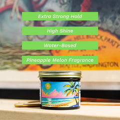 Bona Fide Pomade Édition Été, tenue extrême et brillance élevée visibles