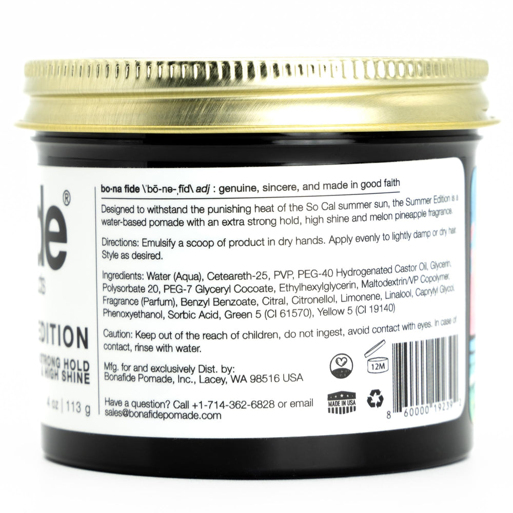 Bona Fide Pomade idéale pour l'usage quotidien à la maison ou en studio