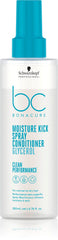 Schwarzkopf Professional Bonacure MOISTURE KICK flacon-atomiseur: hydratation instantanée pour cheveux secs.