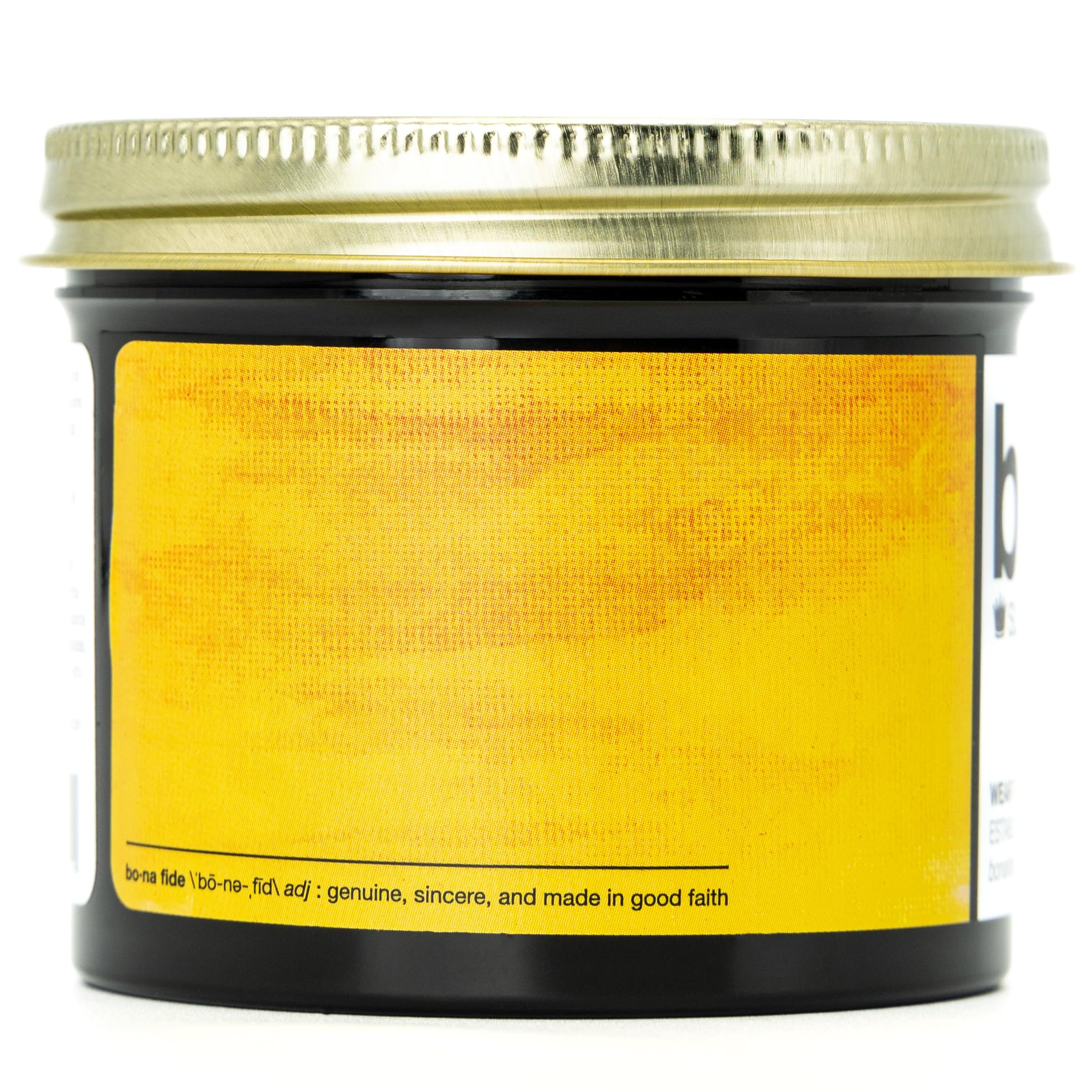 Bona Fide Pomade application facile sur cheveux pour un style rapide.