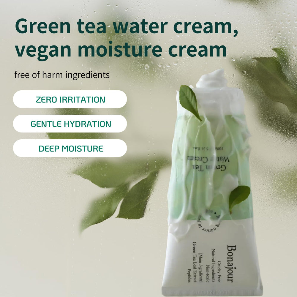 Ingrédients Thé Vert – extrait naturel pour vitalité et protection légère.