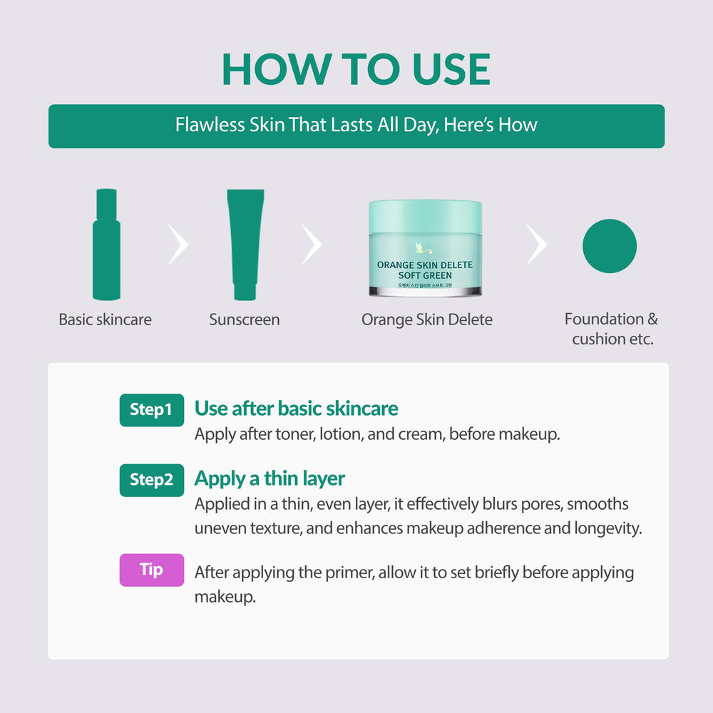 bonamedusa usage-quotidien verte douce: parfait pour routine soin et maquillage rapide.