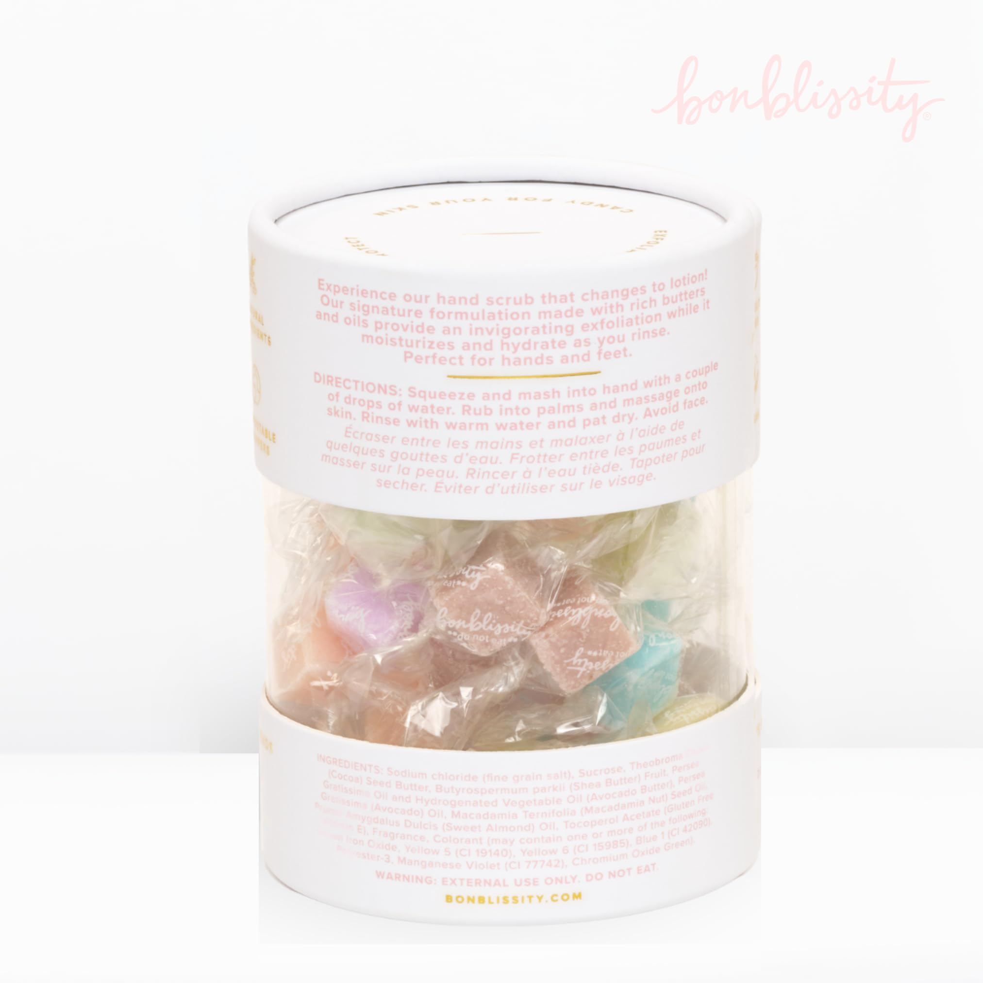 Bonblissity cubes-sucres-gommage-pieds : exfoliation ciblée et douceur pour les pieds.