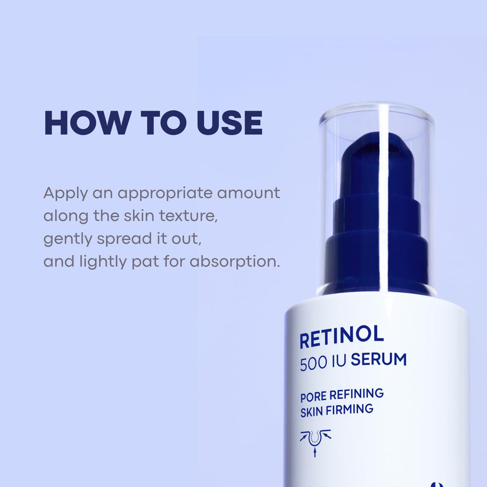 BONCEPT Sérum Retinol 500 UI – hydratation en profondeur pour peau souple.