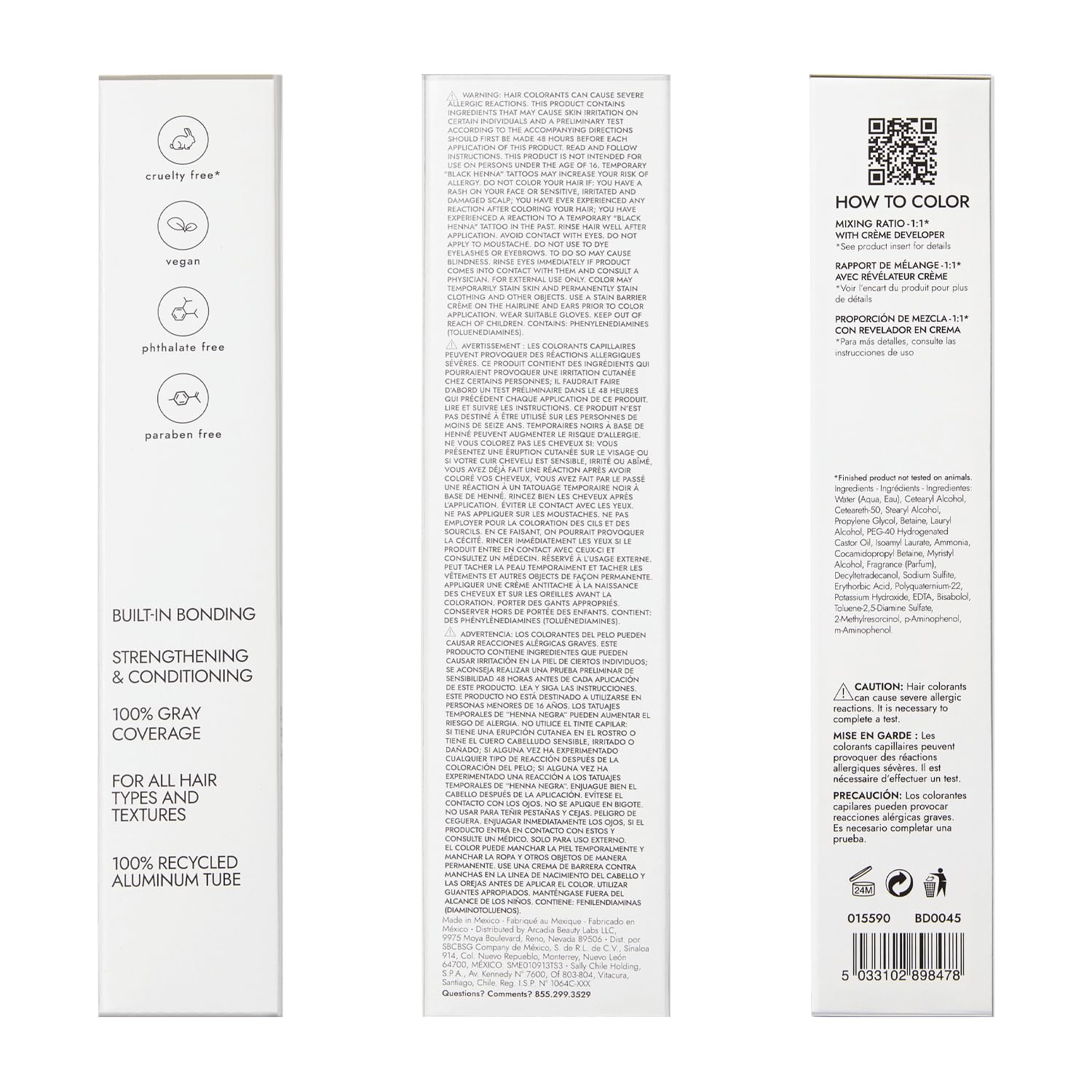 Bondbar 5RC teinte cuivre clair pour un look naturel.