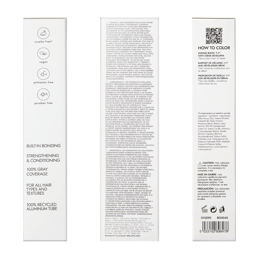 Bondbar 5RC teinte cuivre clair pour un look naturel.