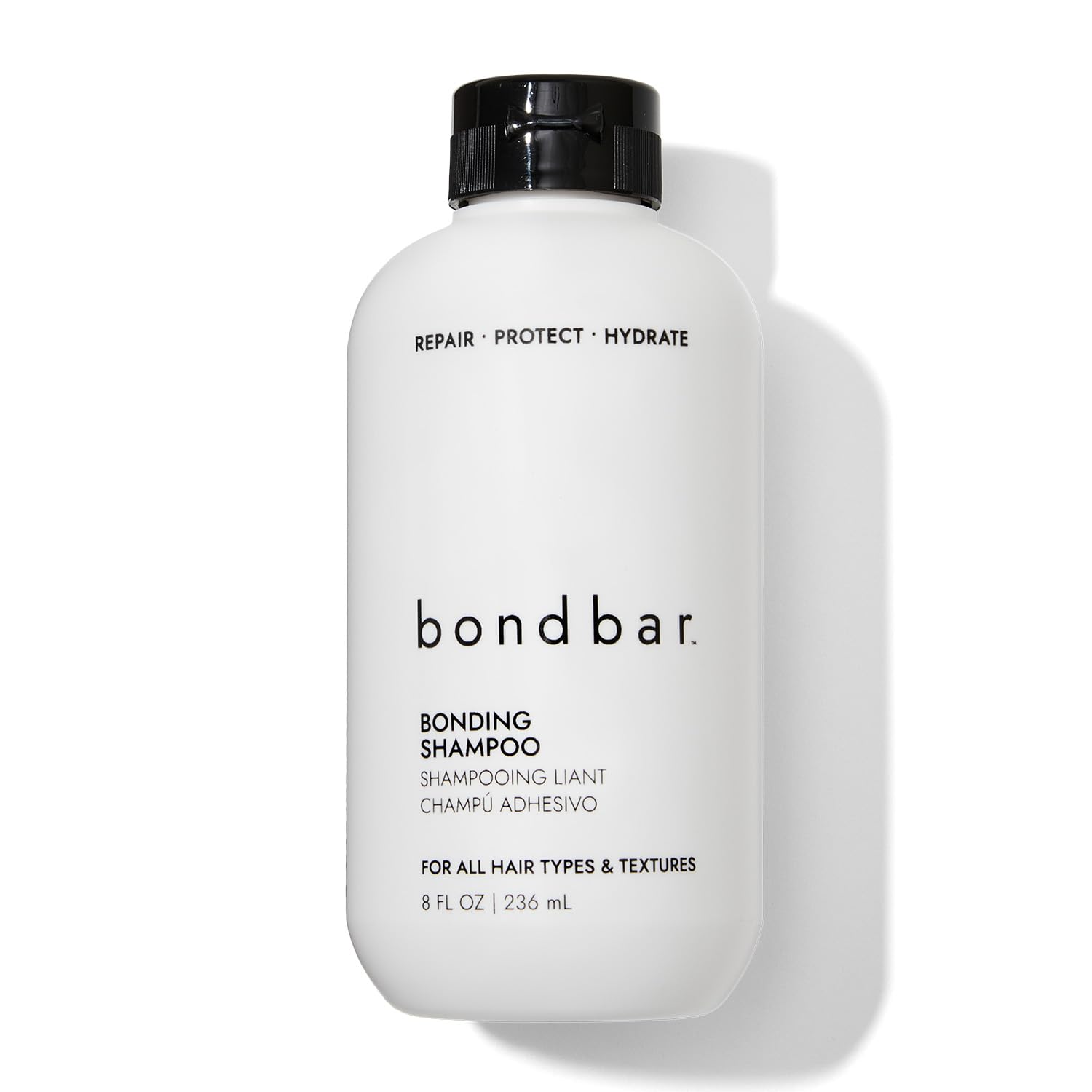 Bondbar Shampoing Réparateur bouteille: hydratation quotidienne pour tous les cheveux