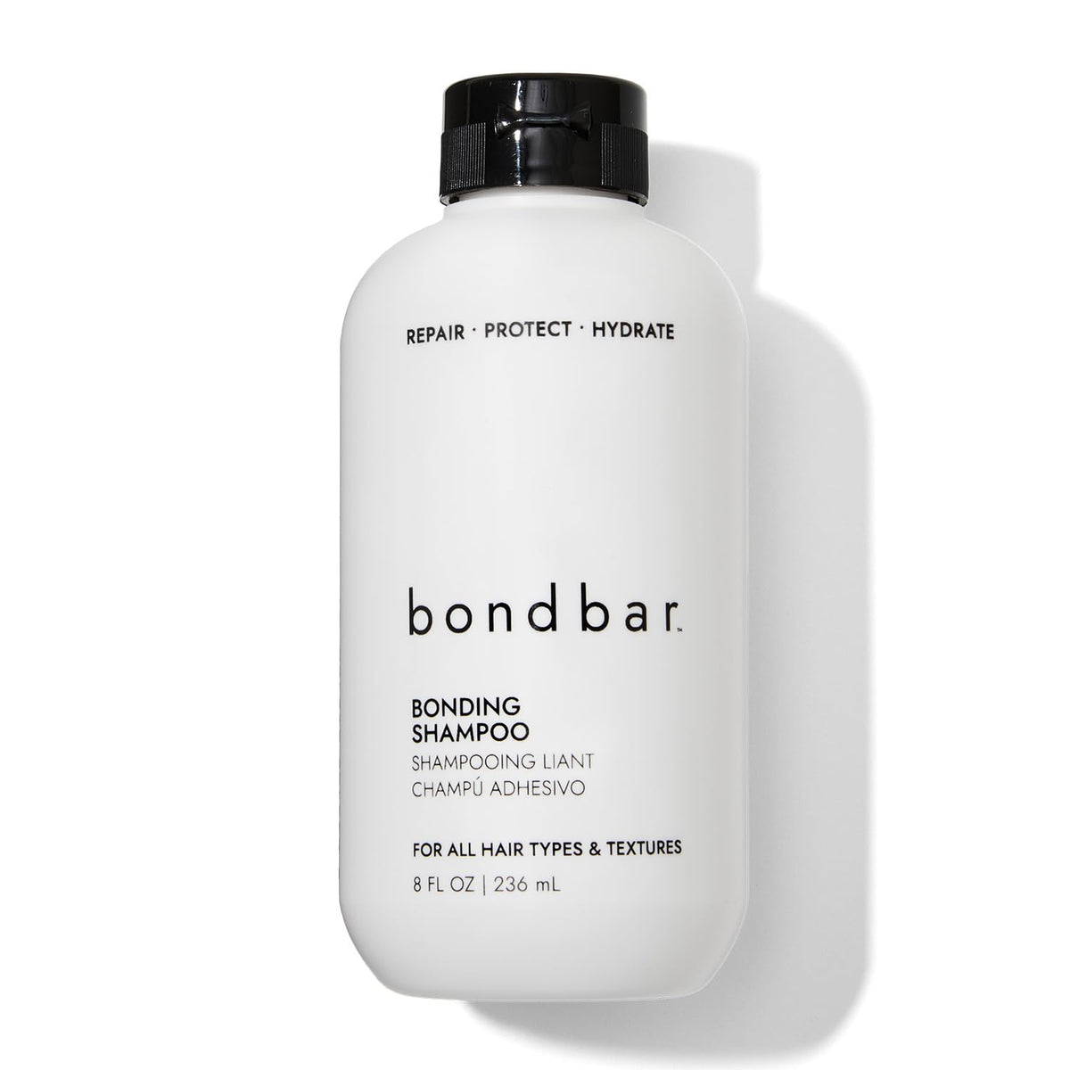 Bondbar Shampoing Réparateur bouteille: hydratation quotidienne pour tous les cheveux