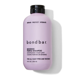 Bondbar violet bouteille : neutralisation du brassage et hydratation des cheveux.
