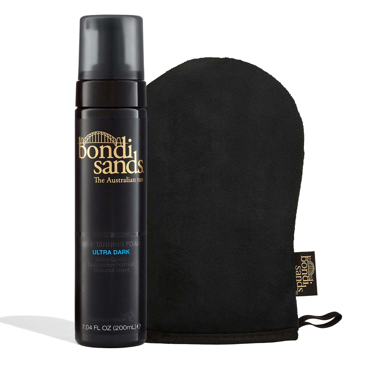 Bondi Sands – mousse bronzante en bouteille pour un bronzage homogène.