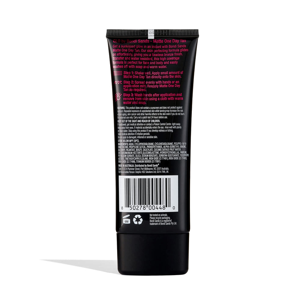 Bondi Sands GLO Matte – mitaine d’application ergonomique pour une application uniforme.